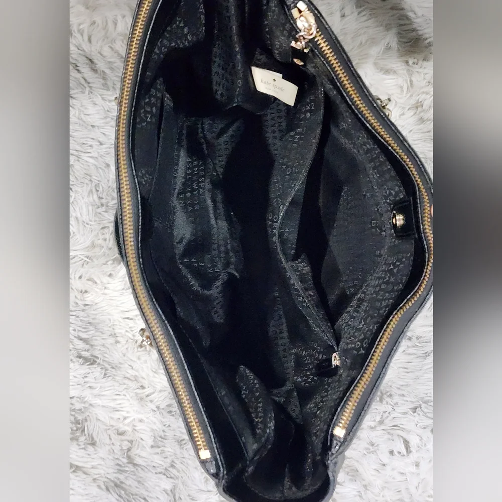 KATE SPADE New York | Paulina Karen Court | Black Leather Tote